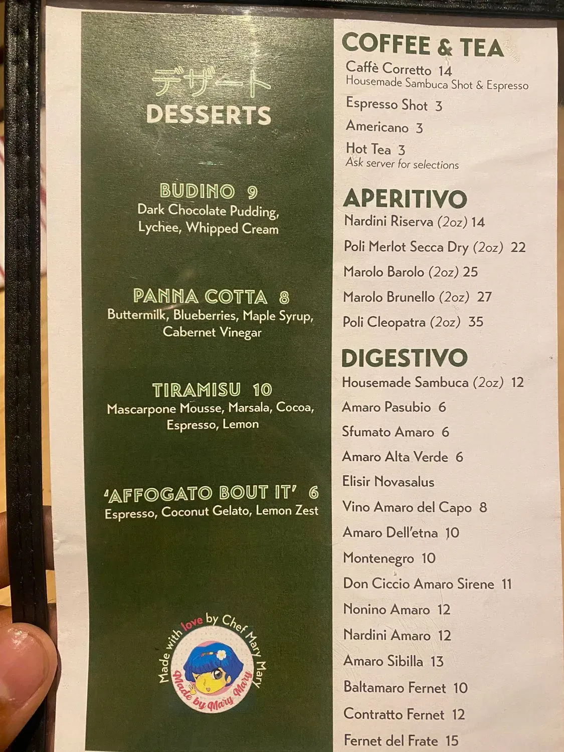 Menu 5