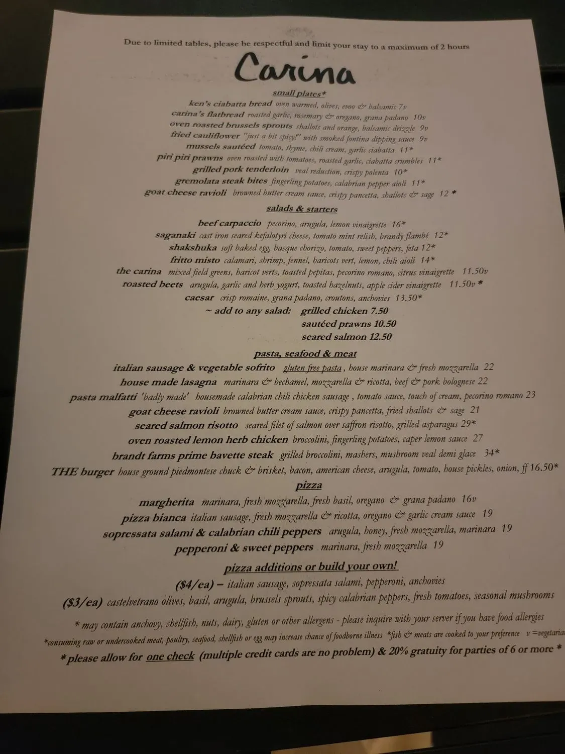 Menu 6