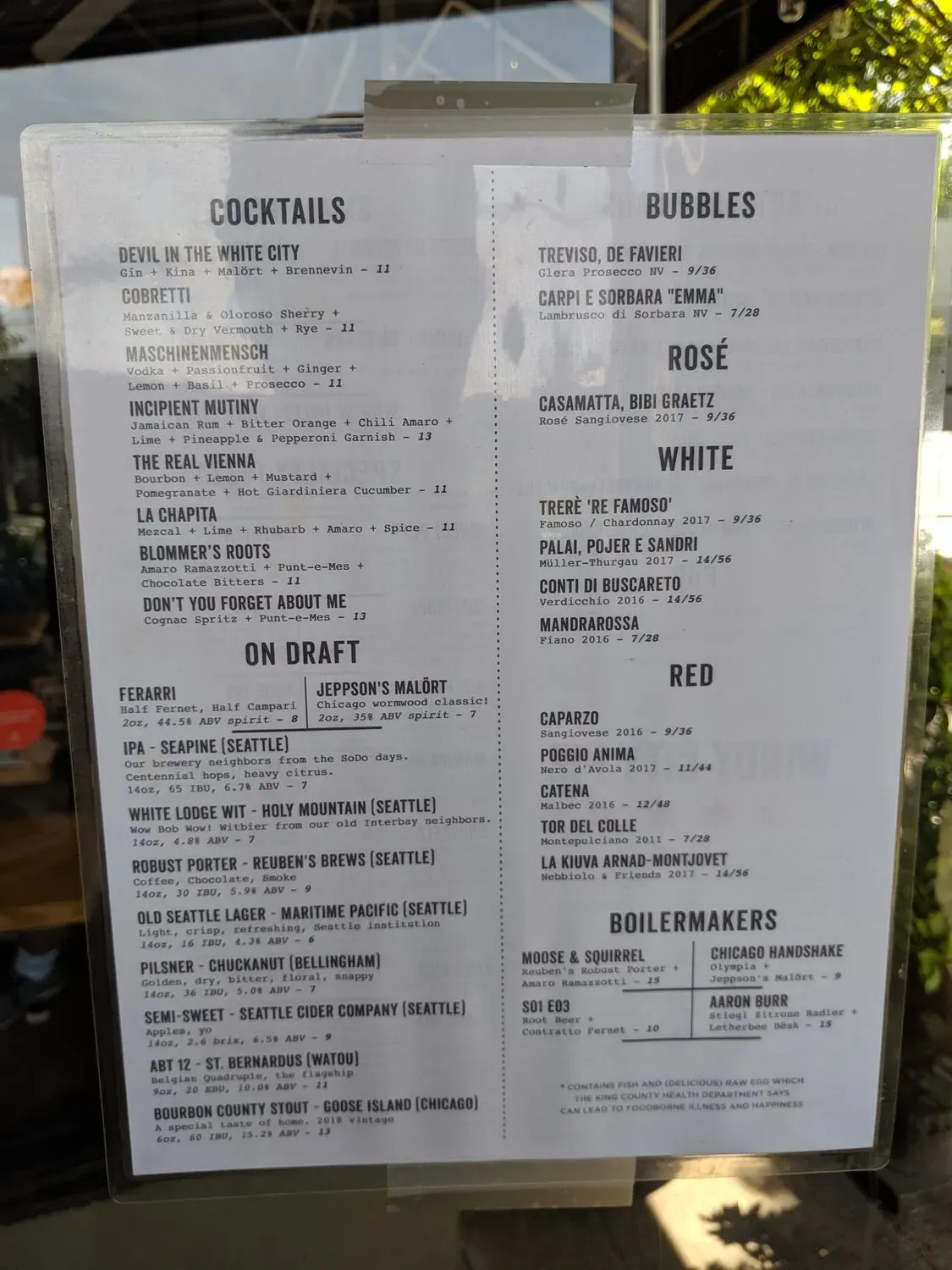 Menu 5