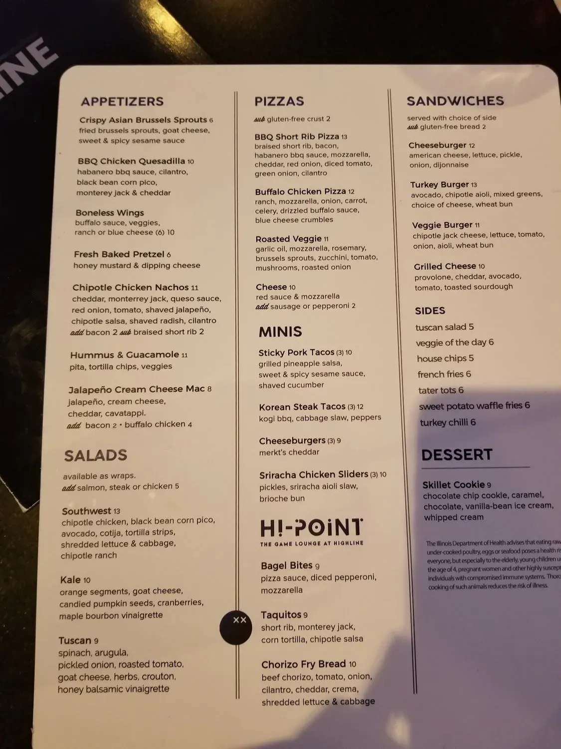 Menu 4