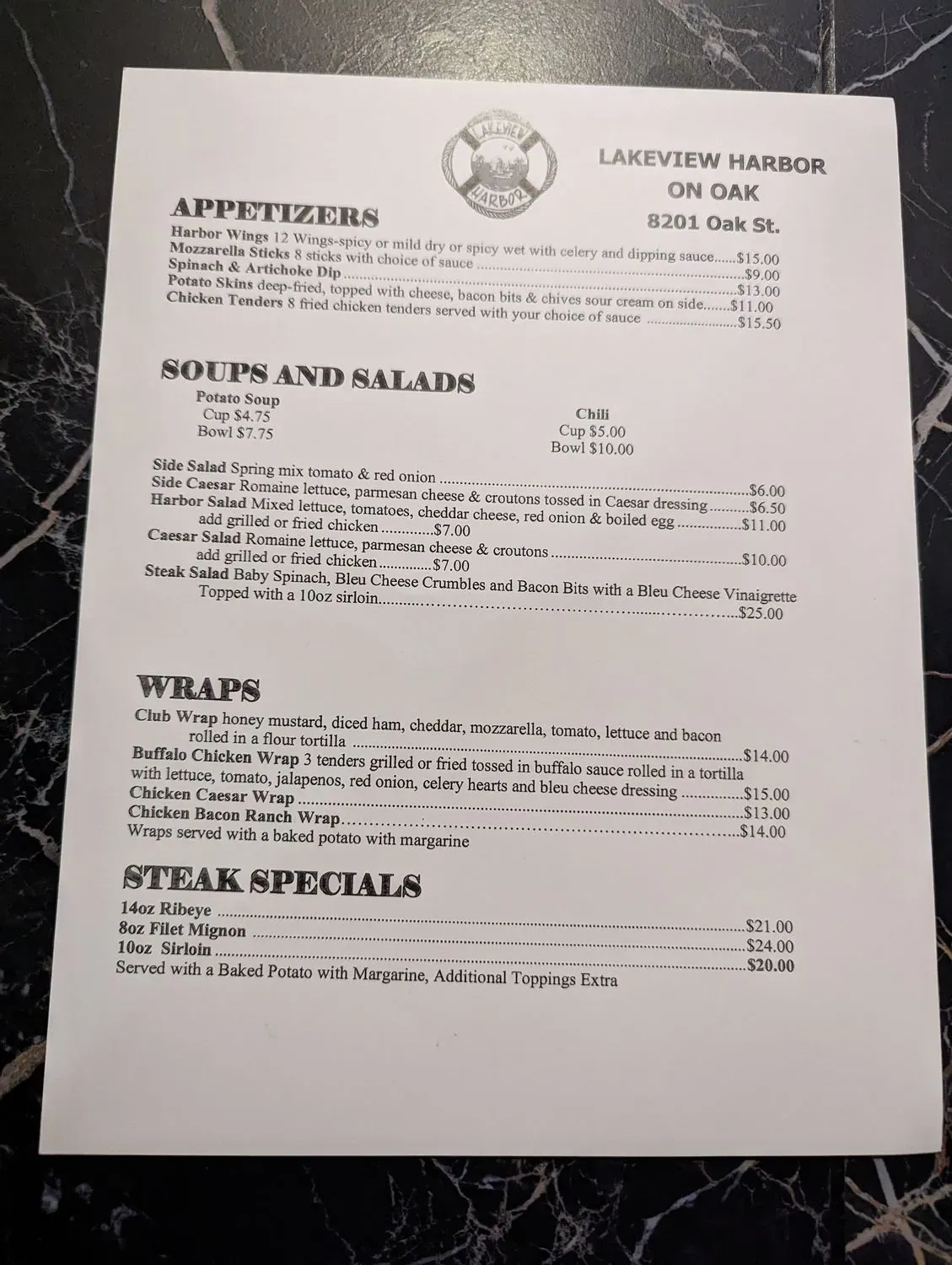 Menu 2