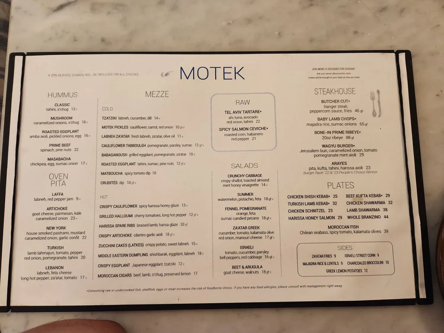 Menu 6