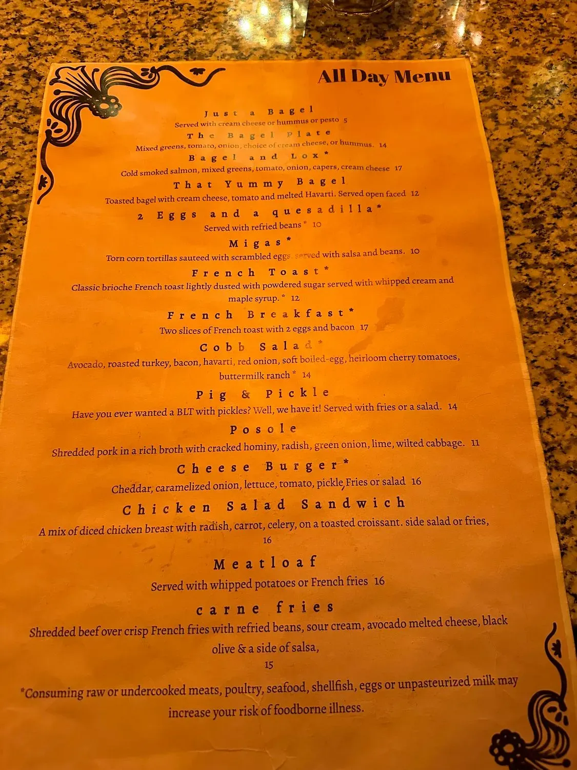 Menu 4