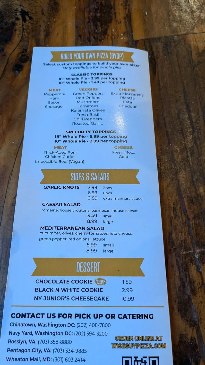 Menu 5