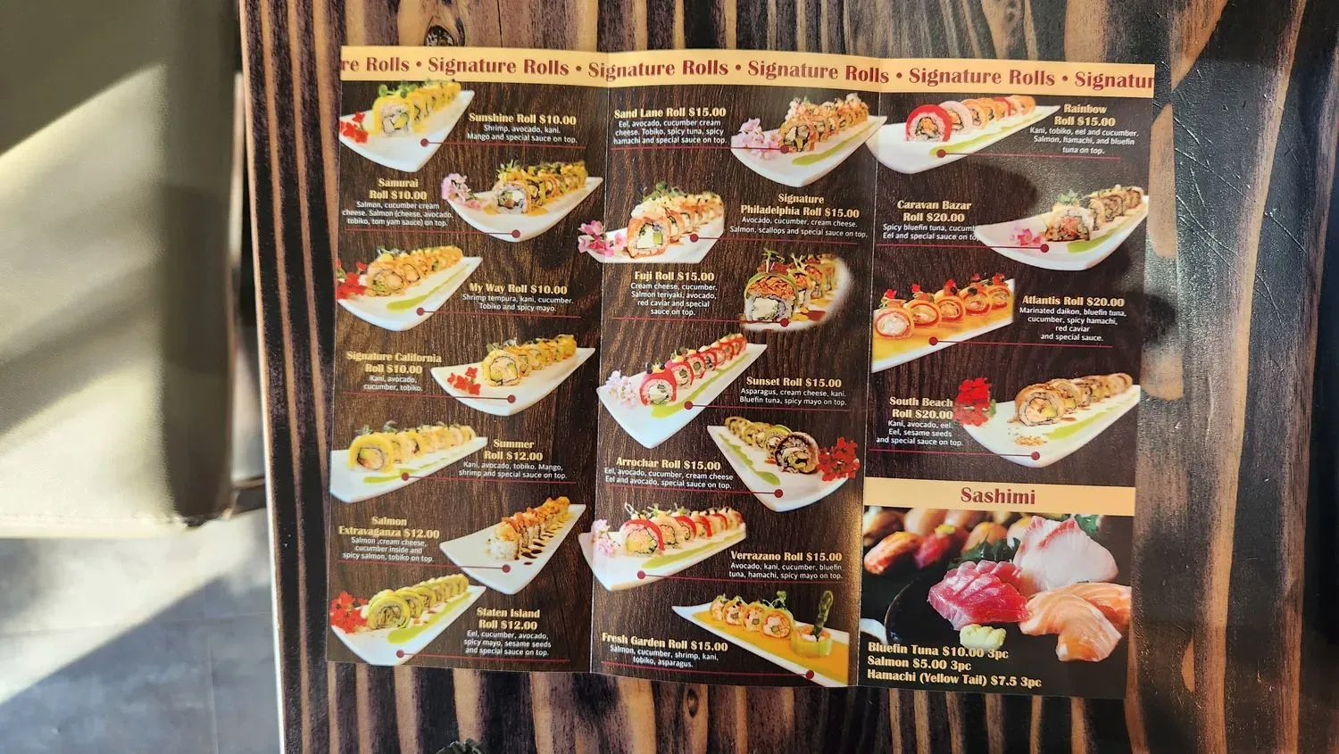 Menu 5