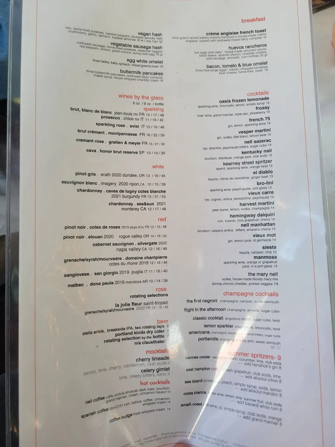 Menu 4