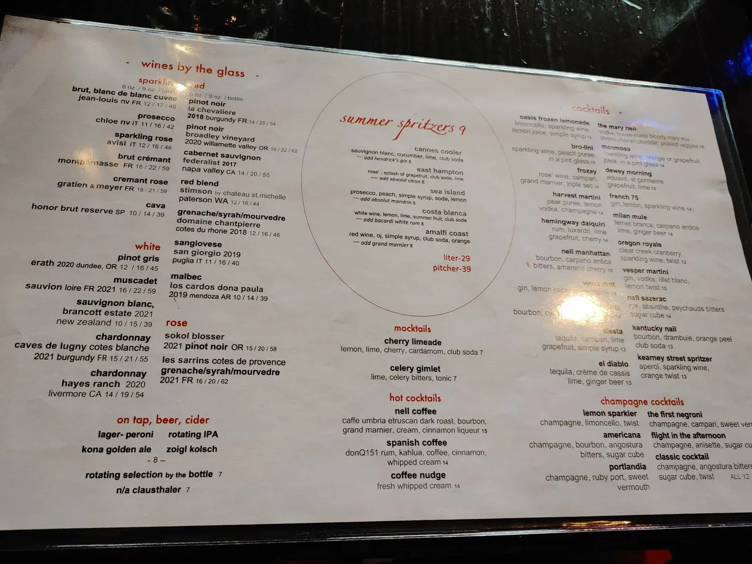 Menu 6