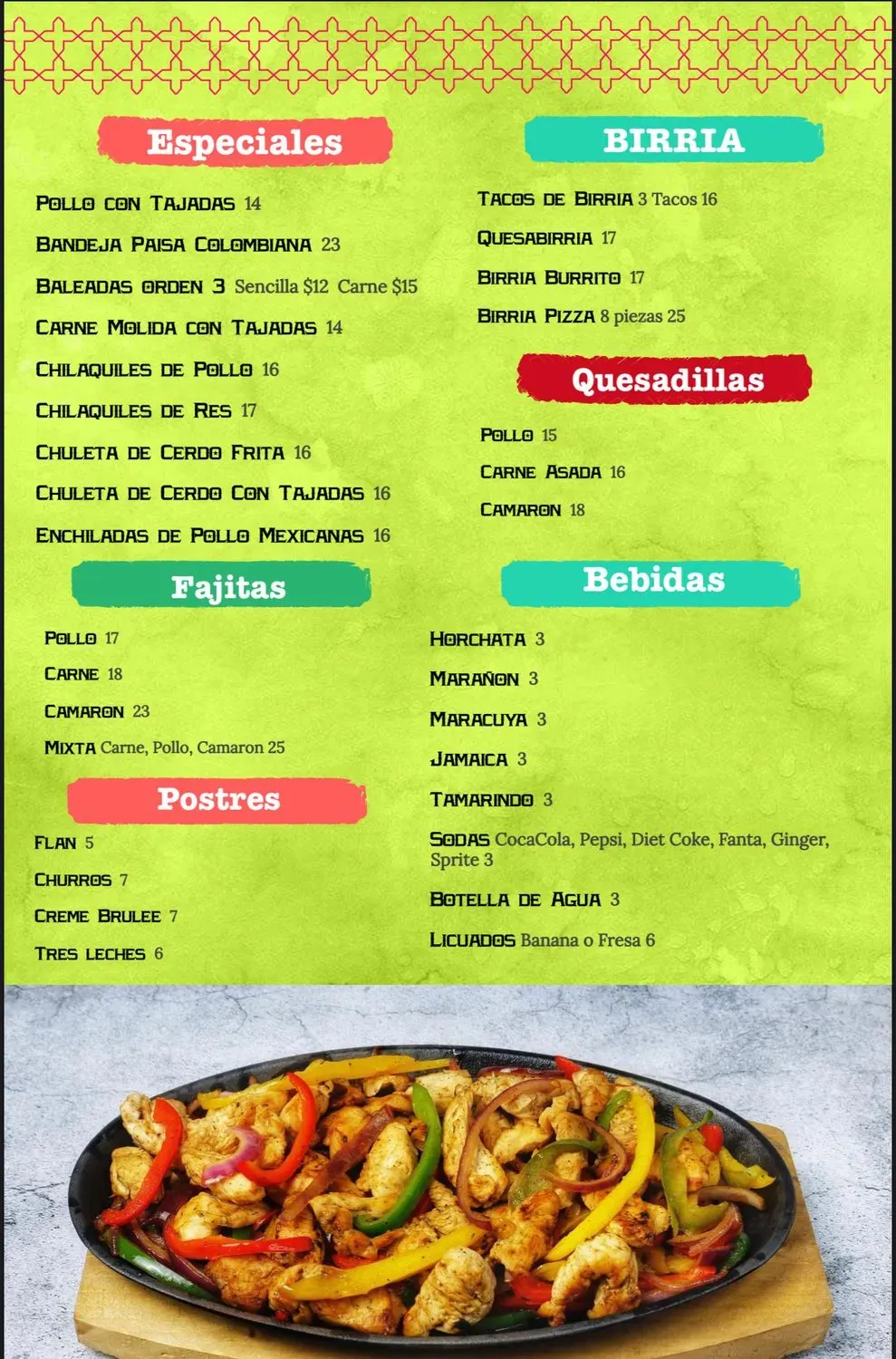 Menu 2