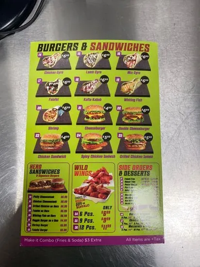 Menu 2