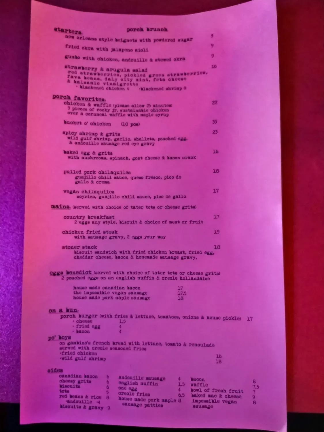 Menu 2