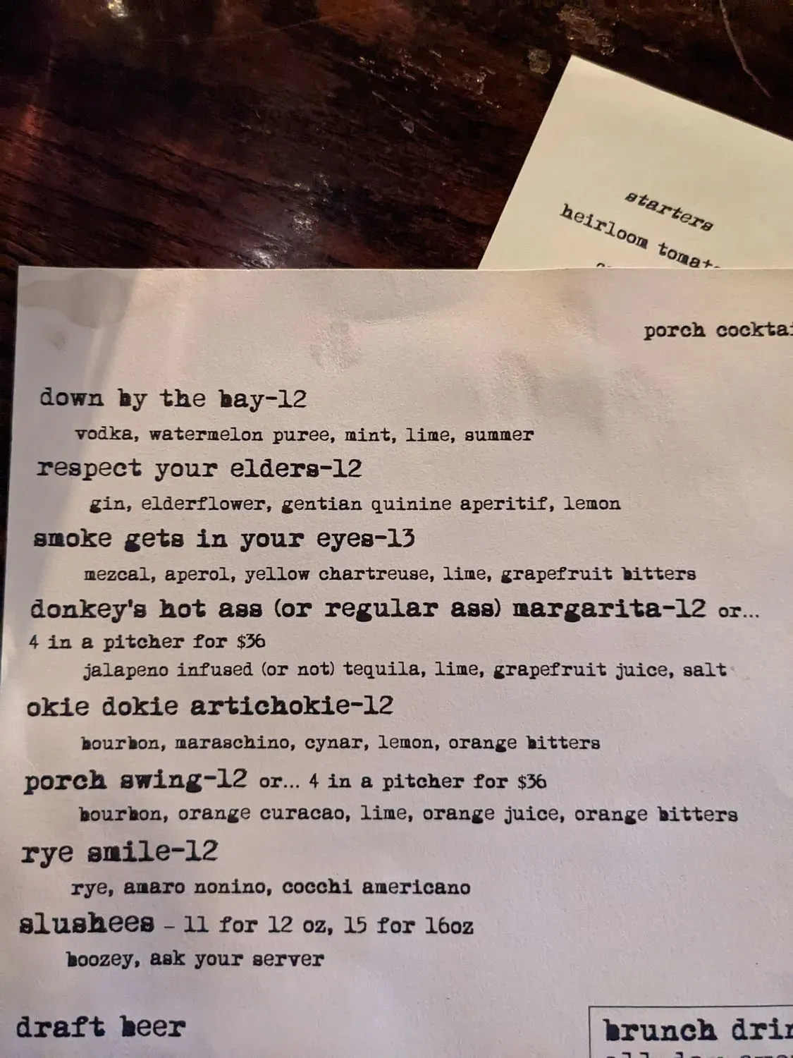 Menu 4