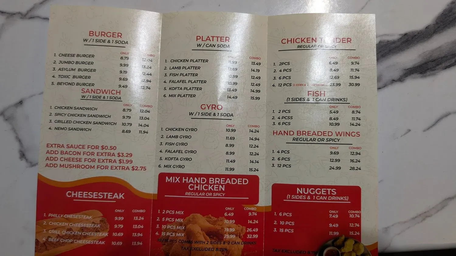 Menu 4