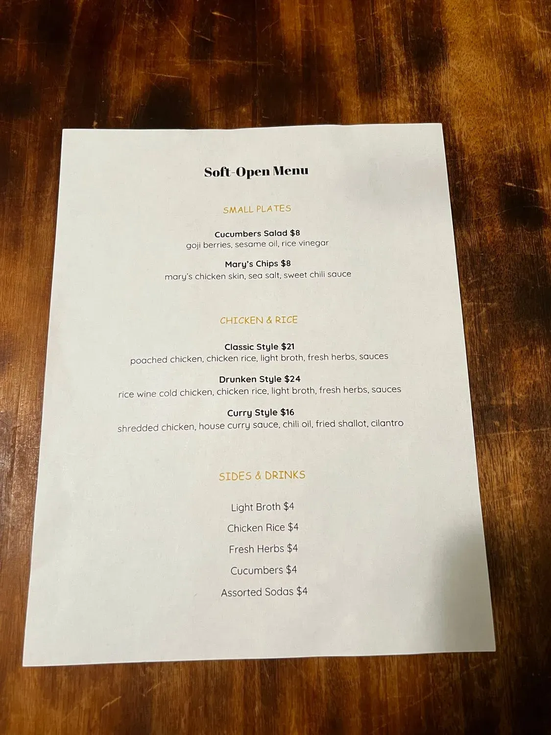 Menu 4