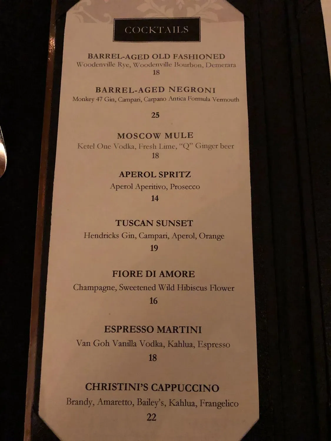 Menu 6