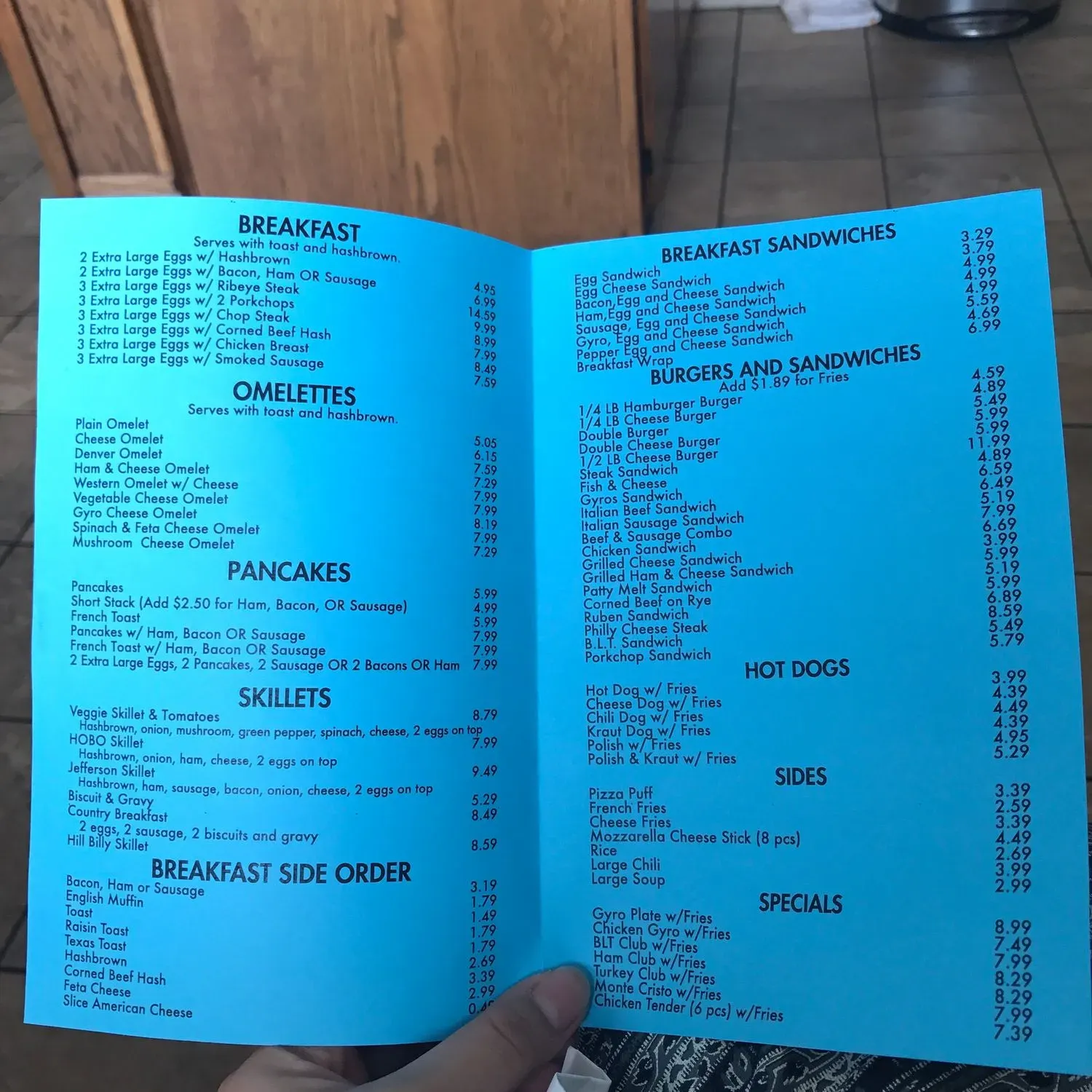 Menu 3