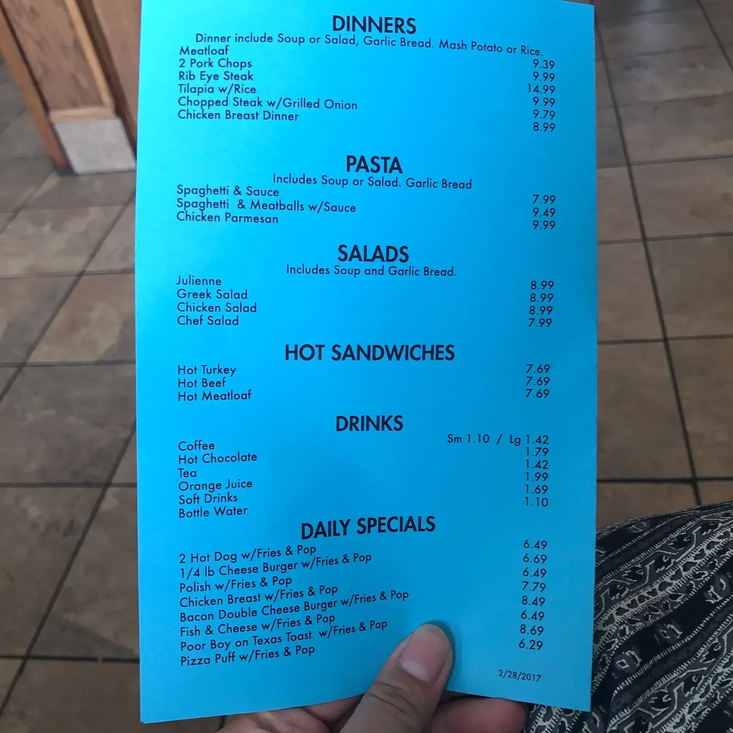 Menu 4