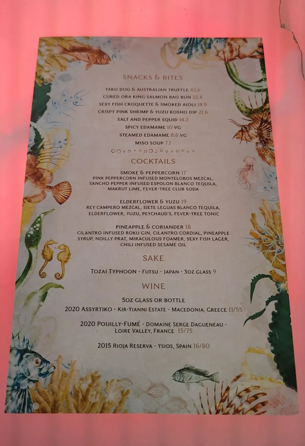 Menu 5