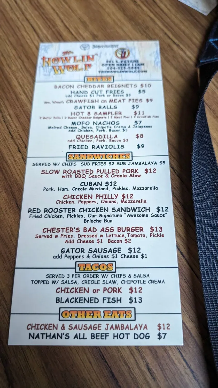 Menu 3