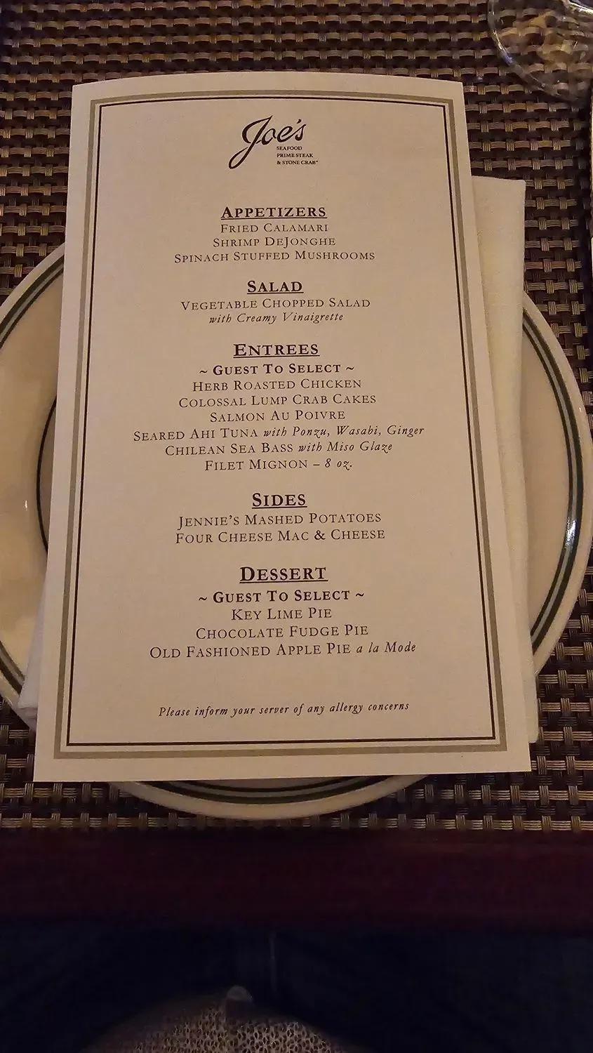 Menu 5