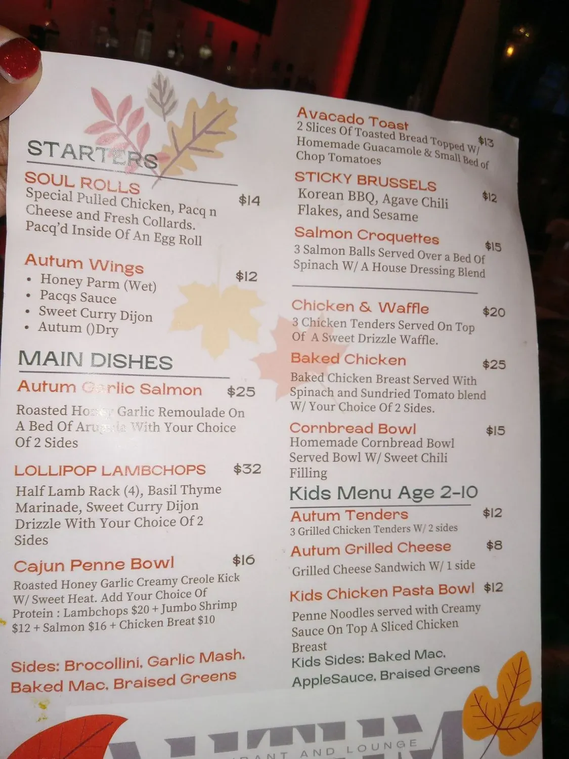 Menu 4