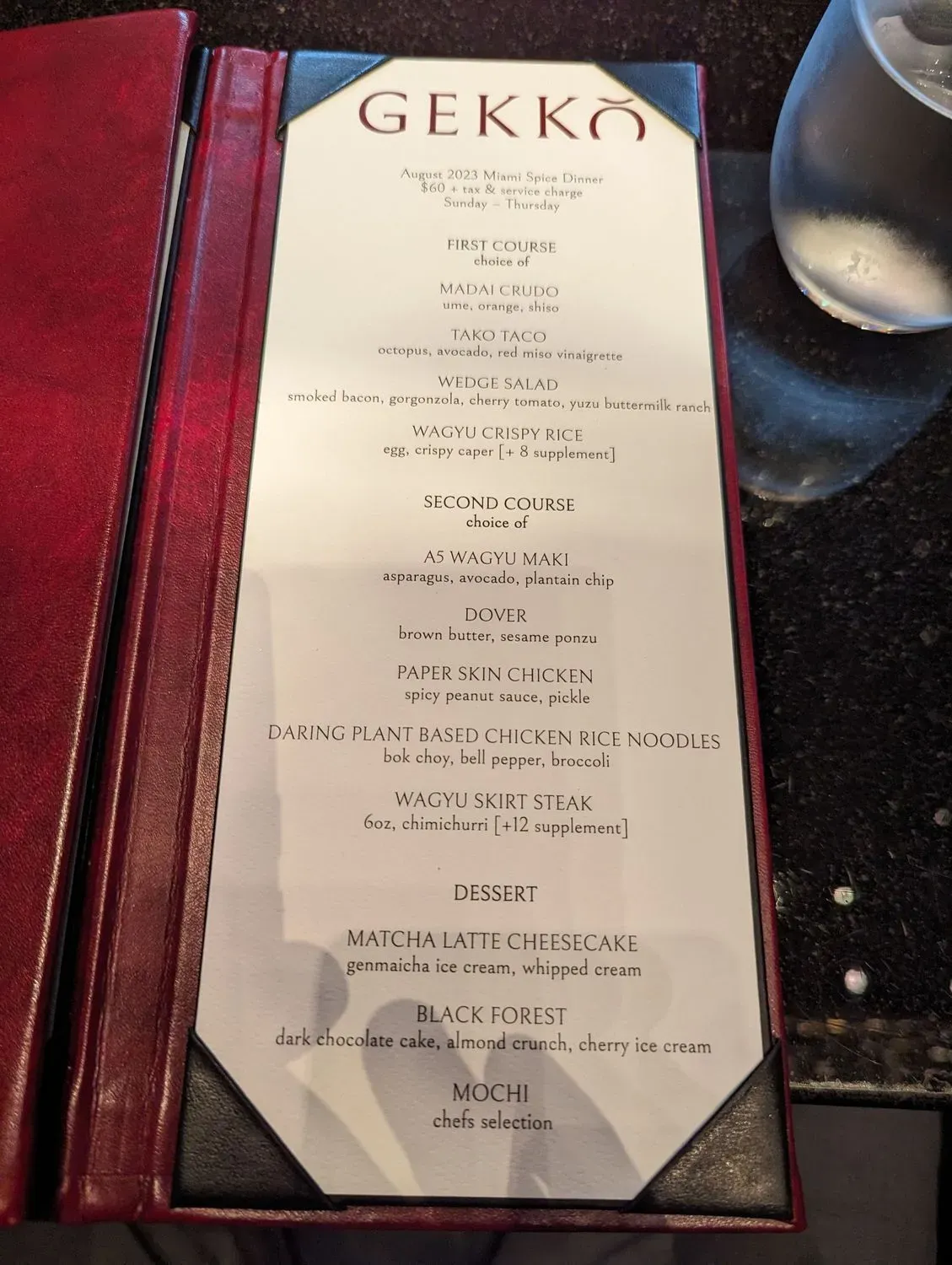 Menu 6