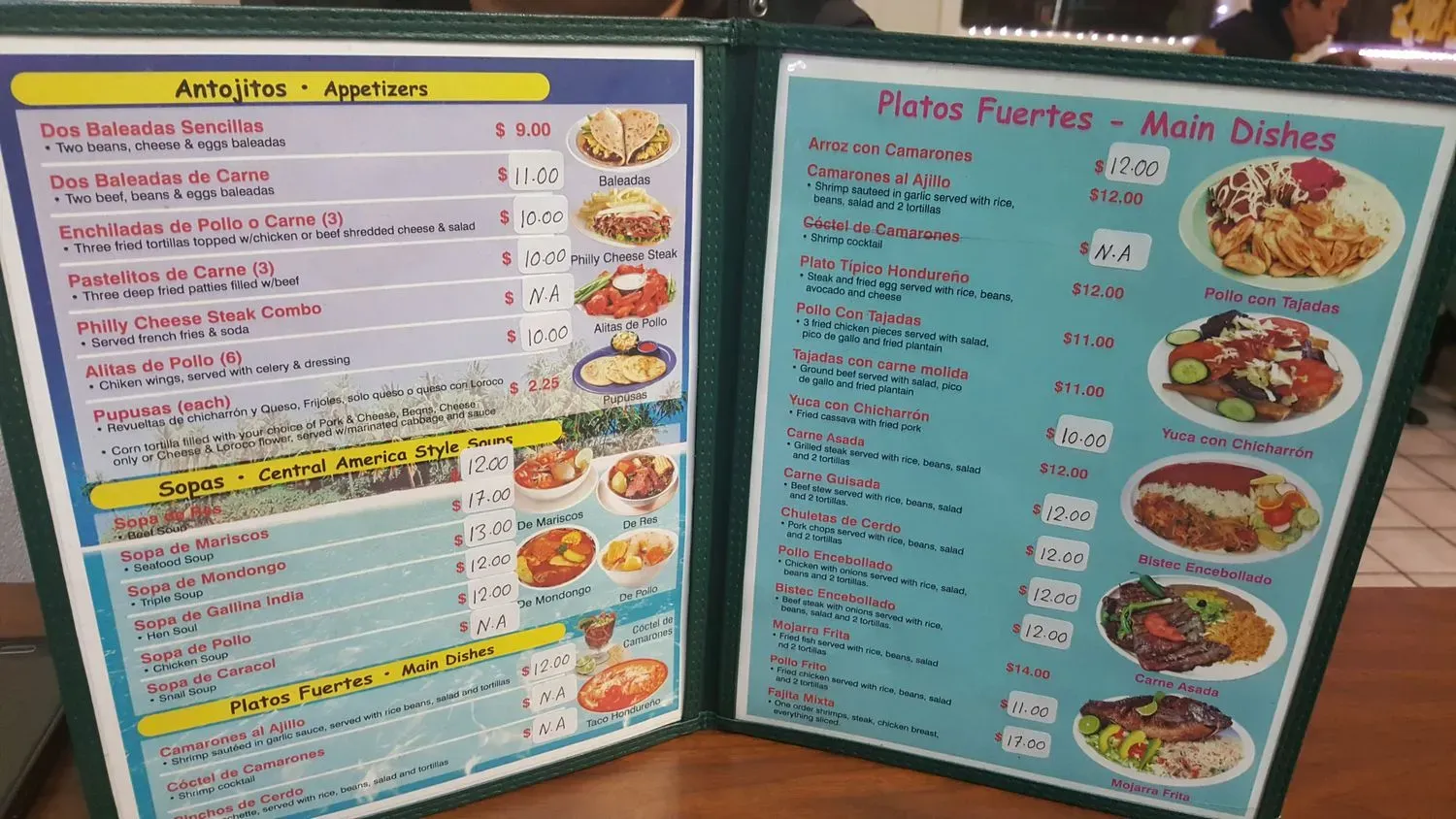 Menu 4