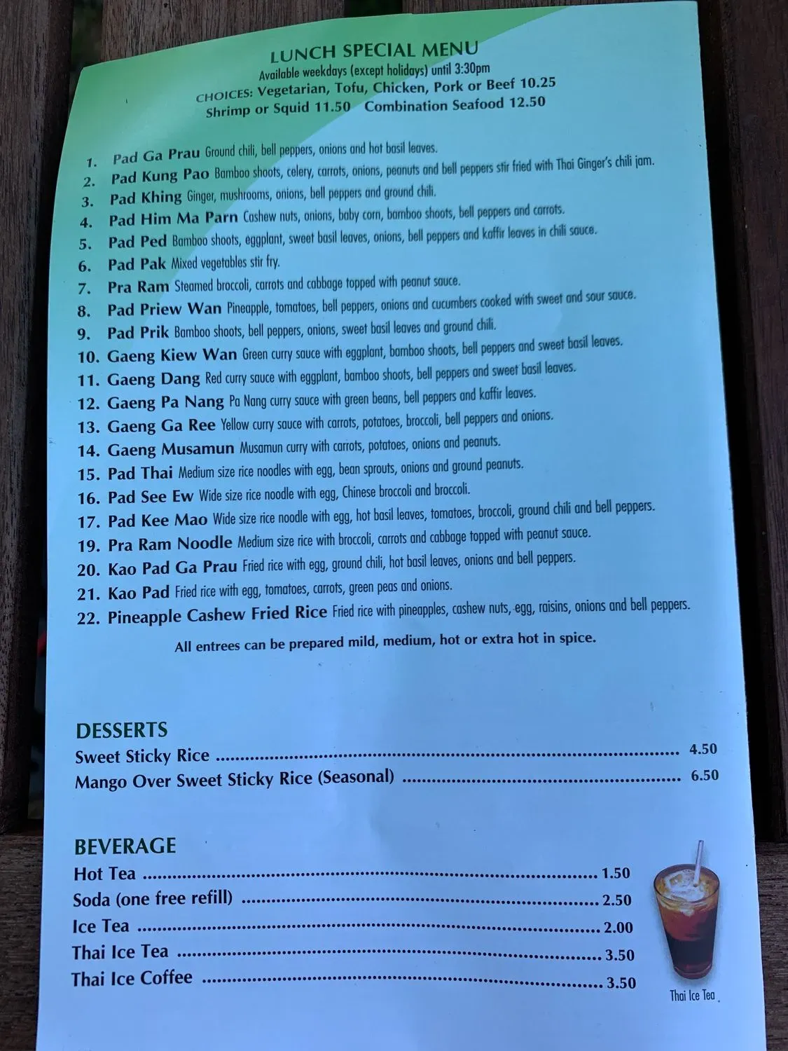 Menu 5