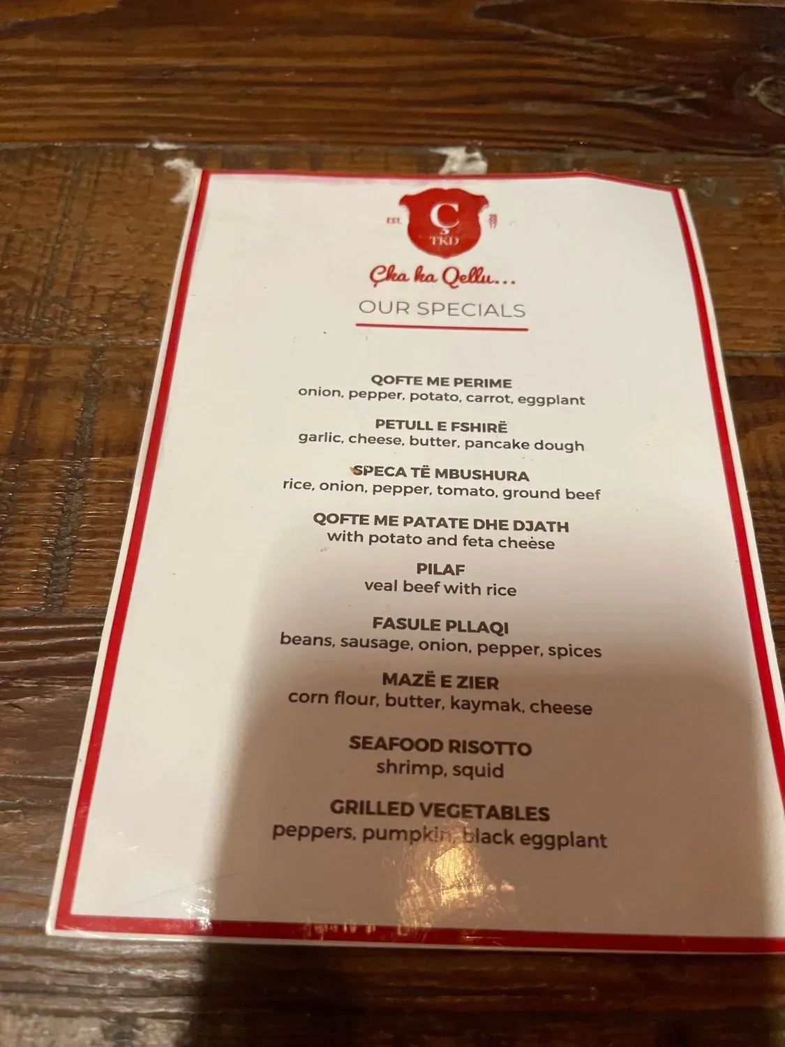 Menu 6