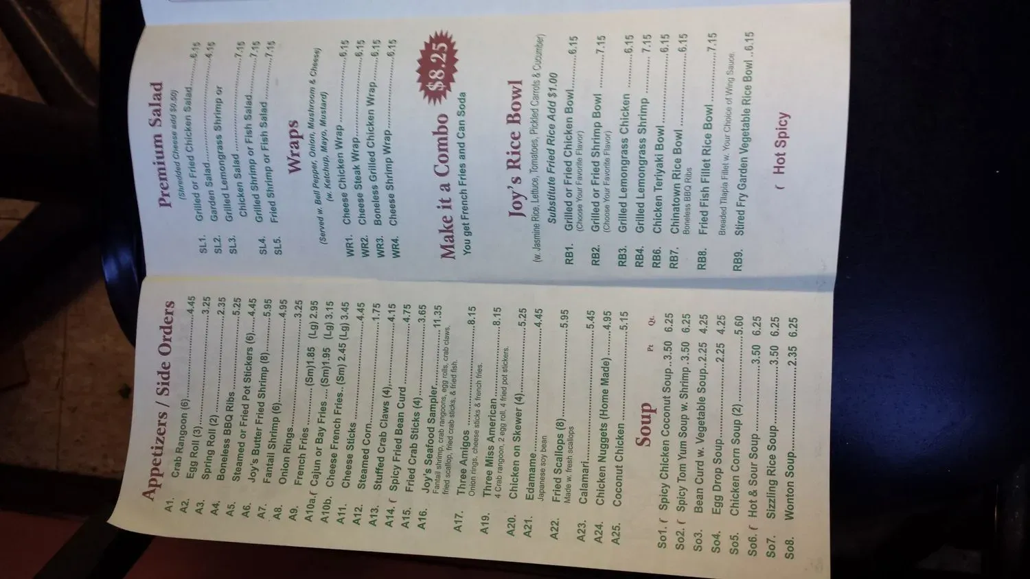 Menu 2