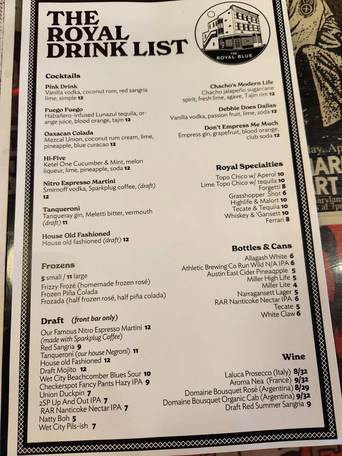 Menu 4