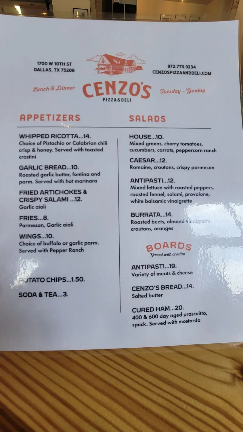 Menu 4