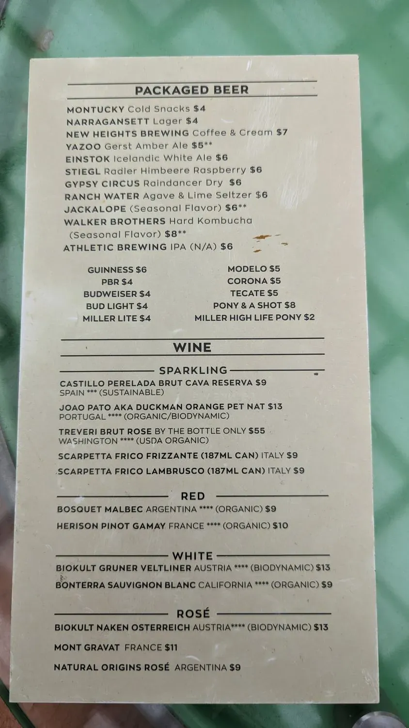 Menu 3