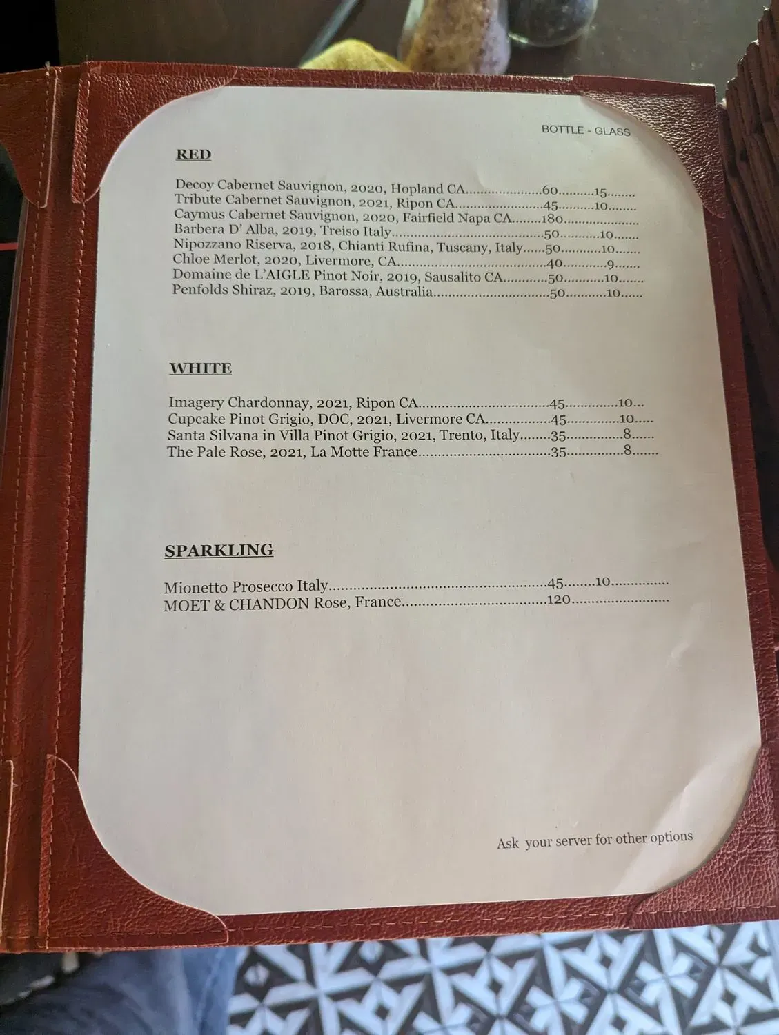 Menu 4