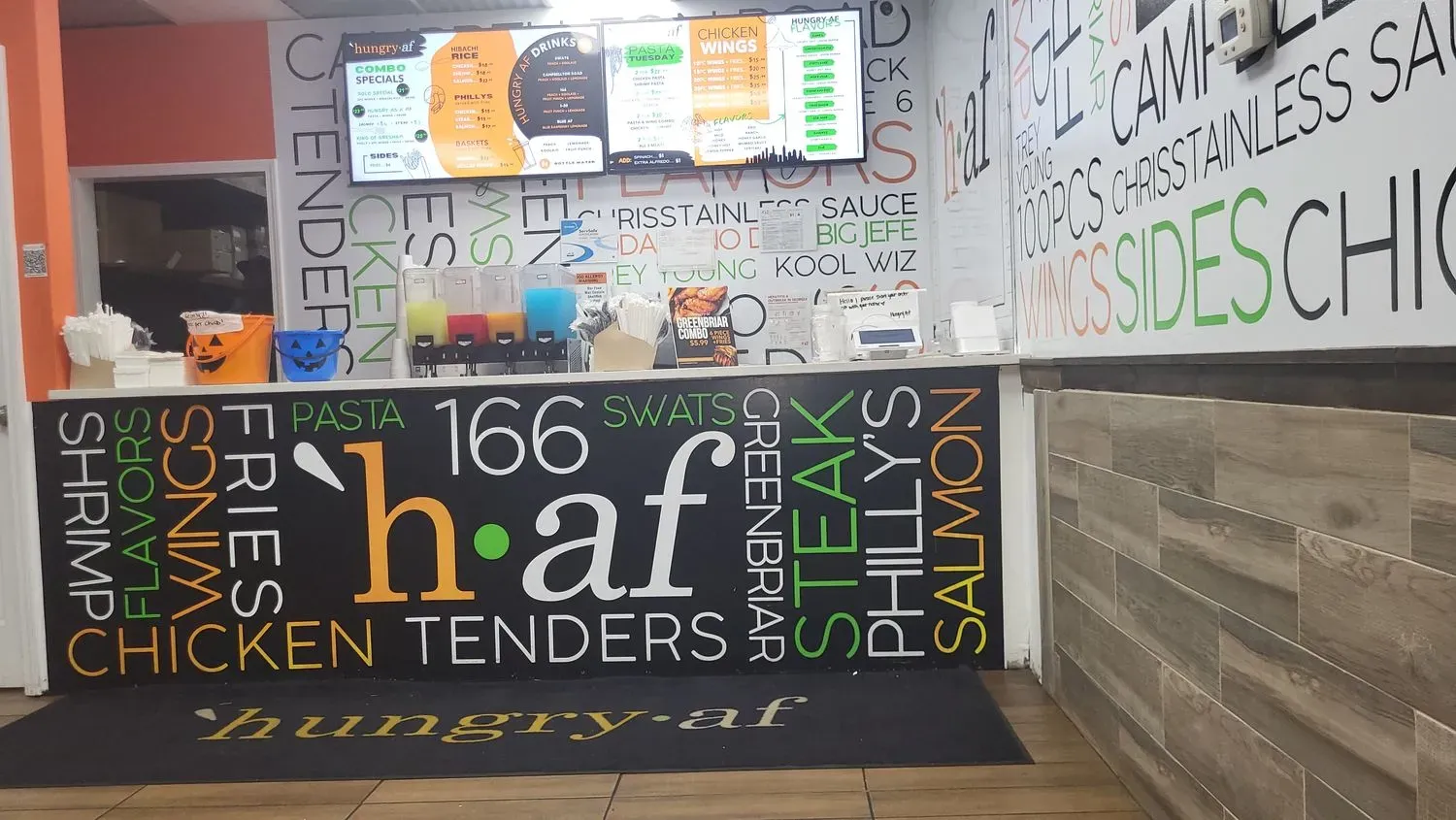 Hungry AF Greenbriar Menu - Updated October 2025