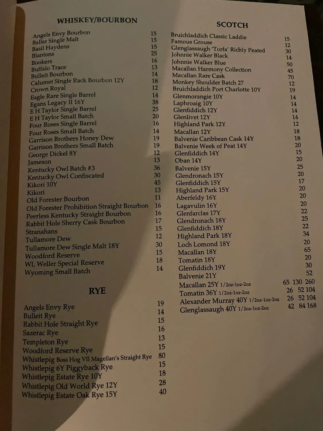 Menu 2