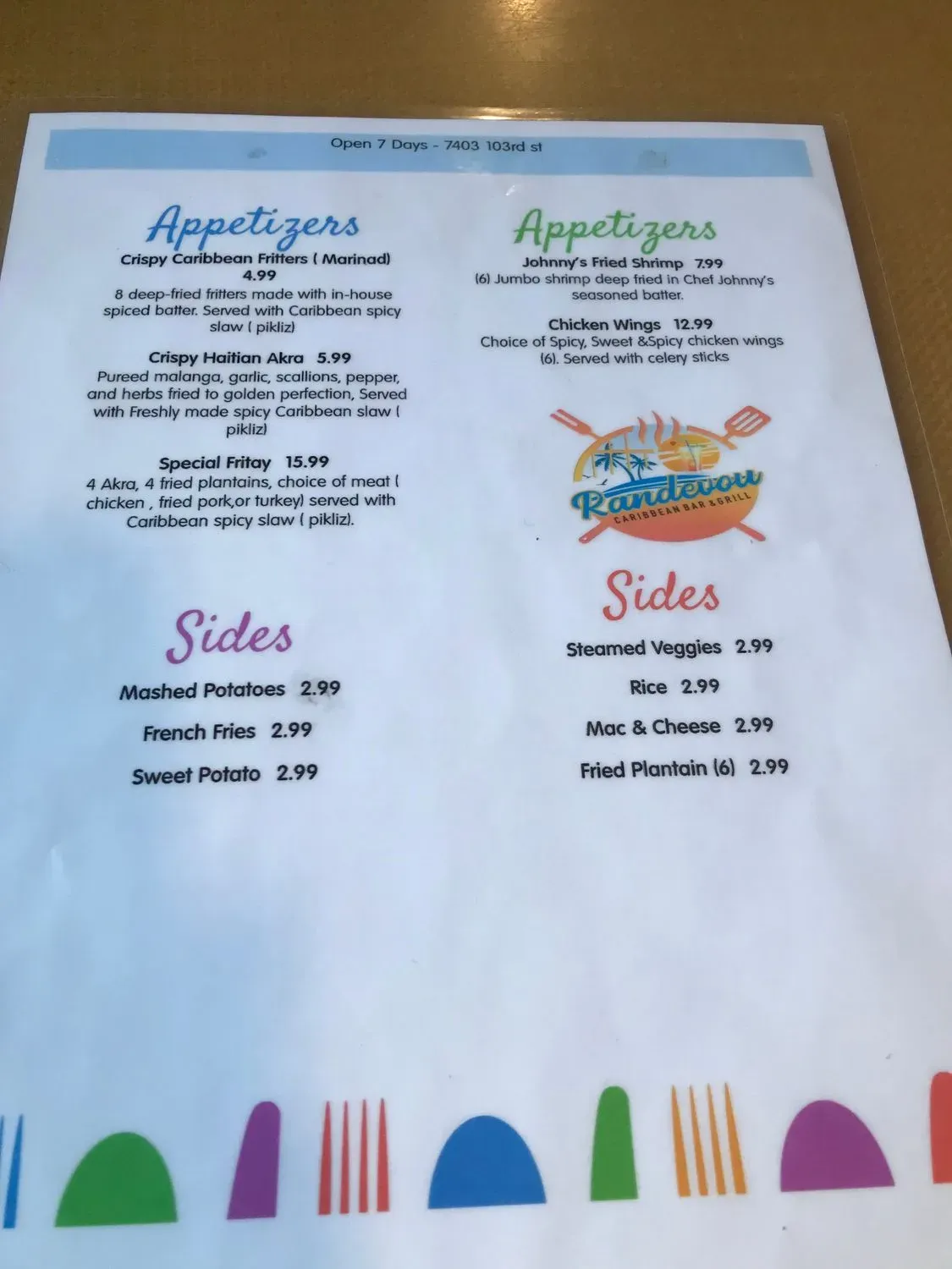 Menu 4