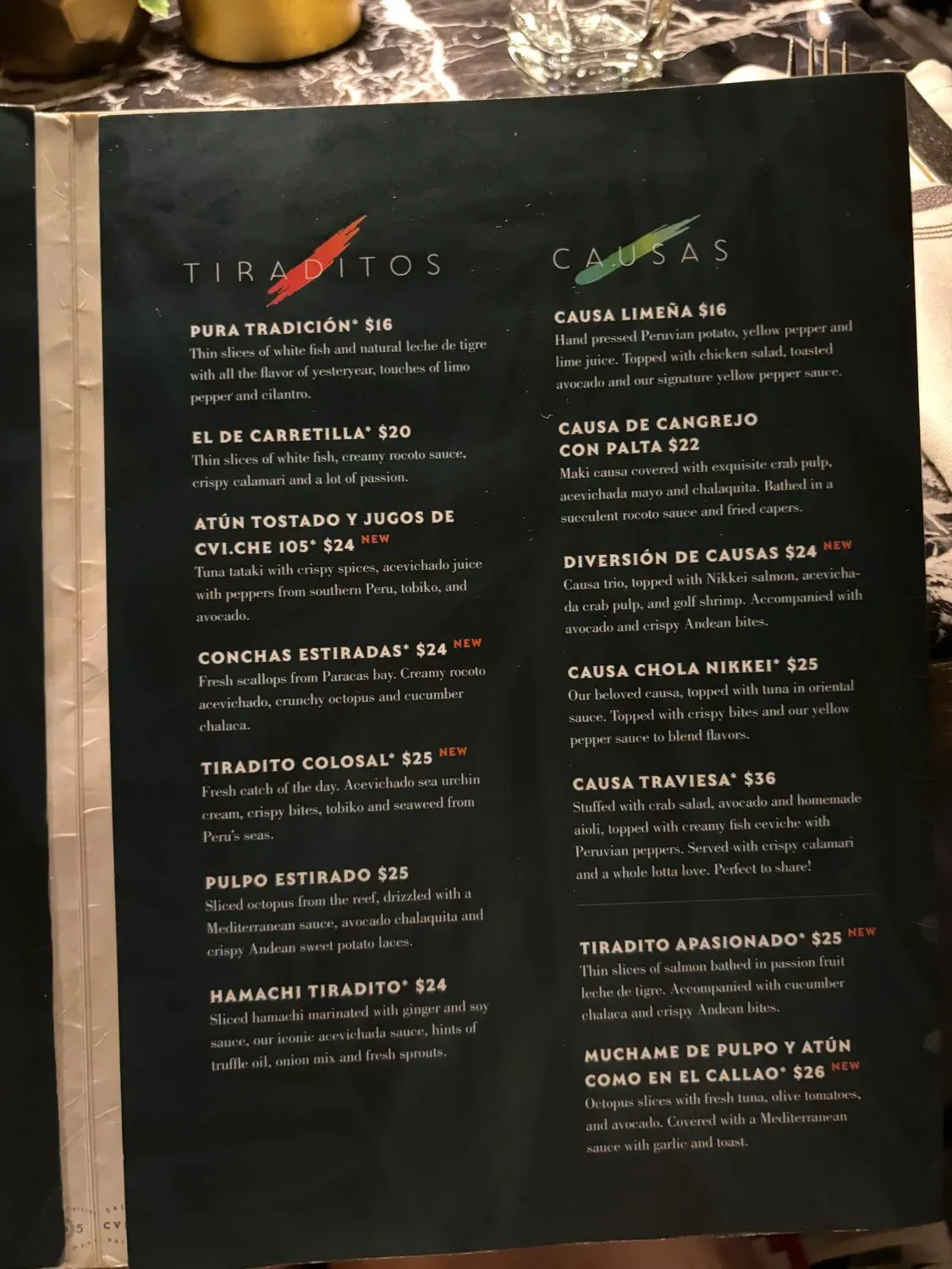 Menu 5