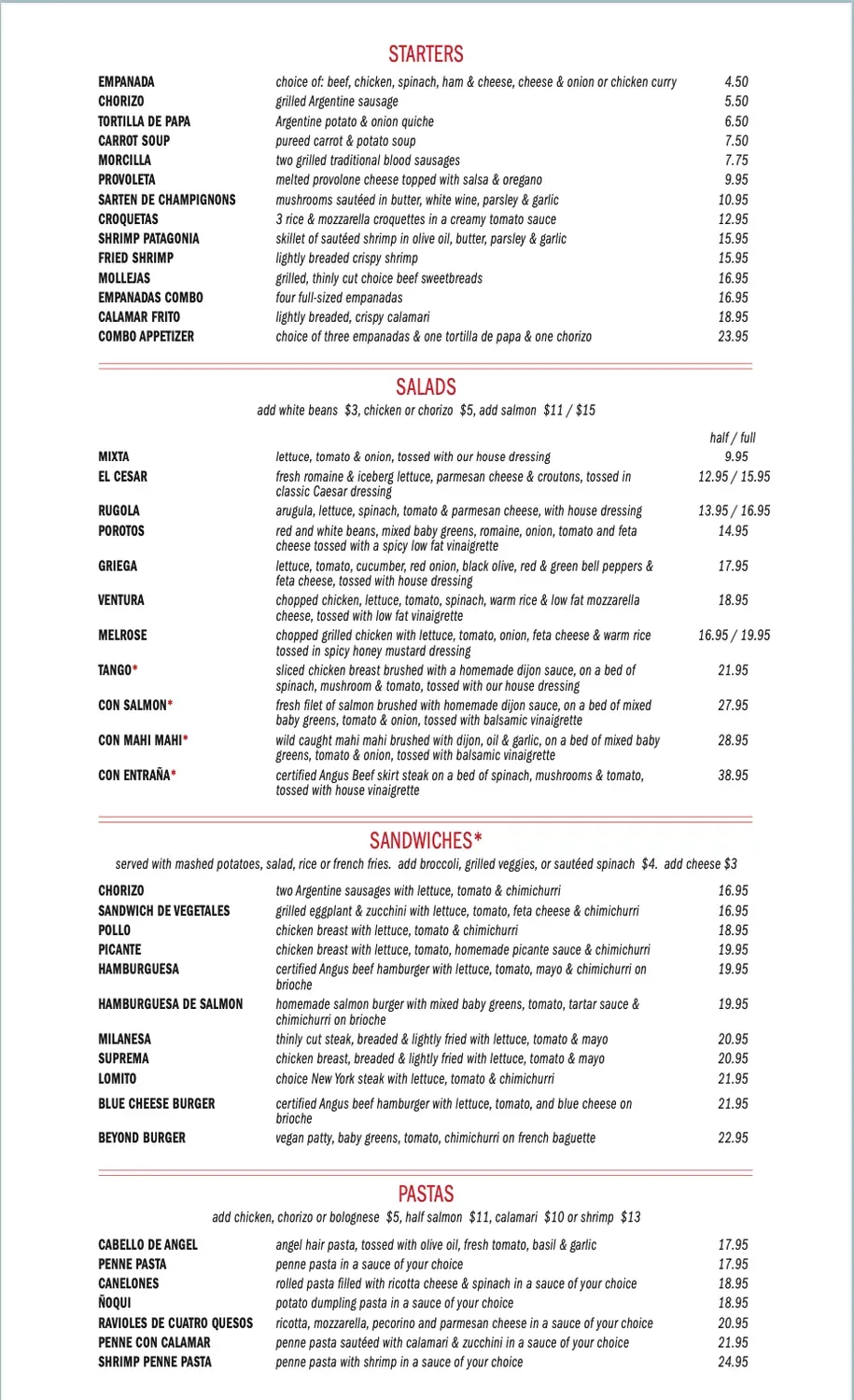 Menu 2