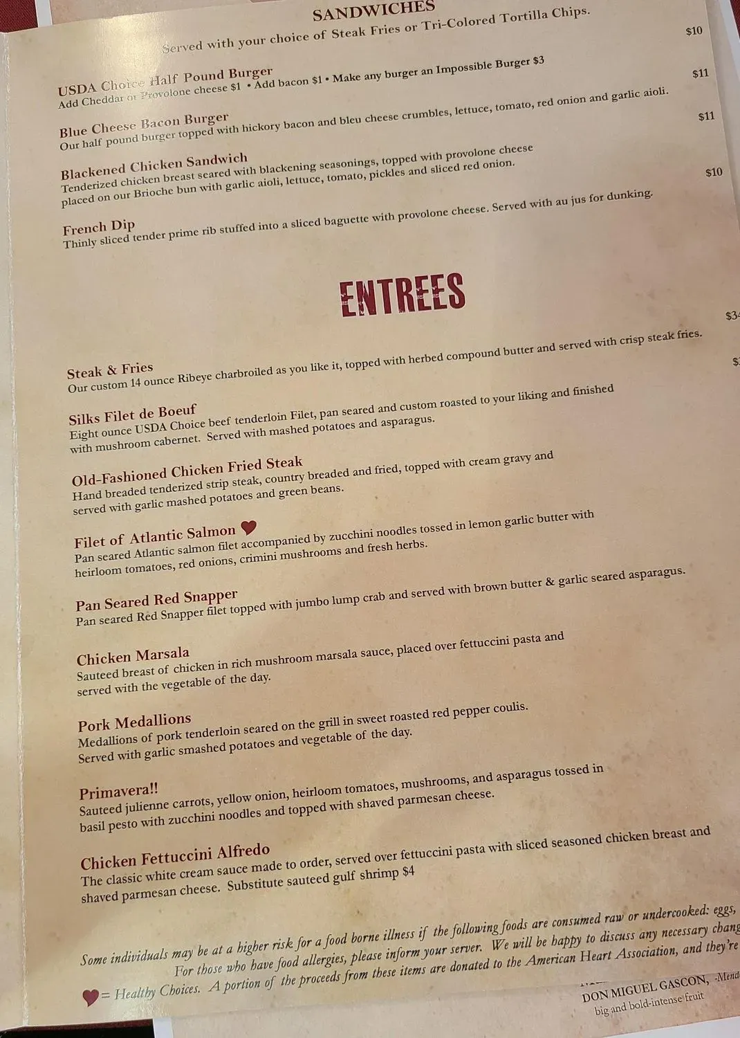 Menu 6