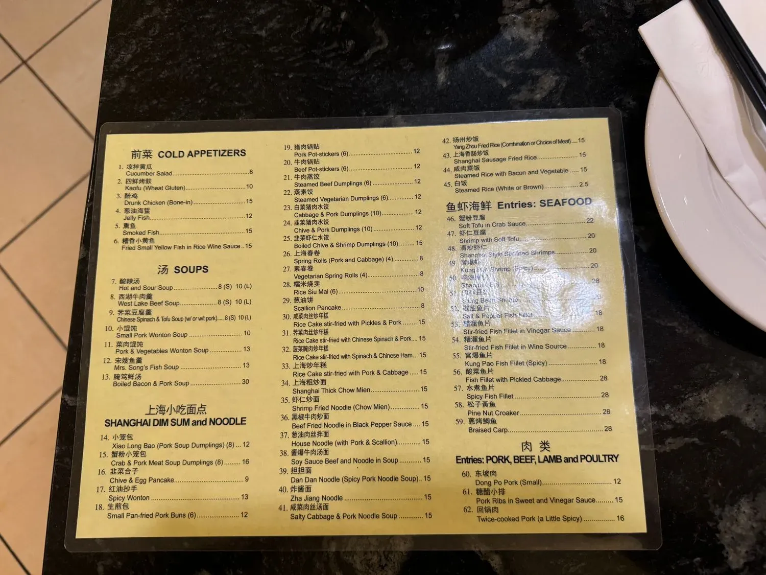 Menu 4