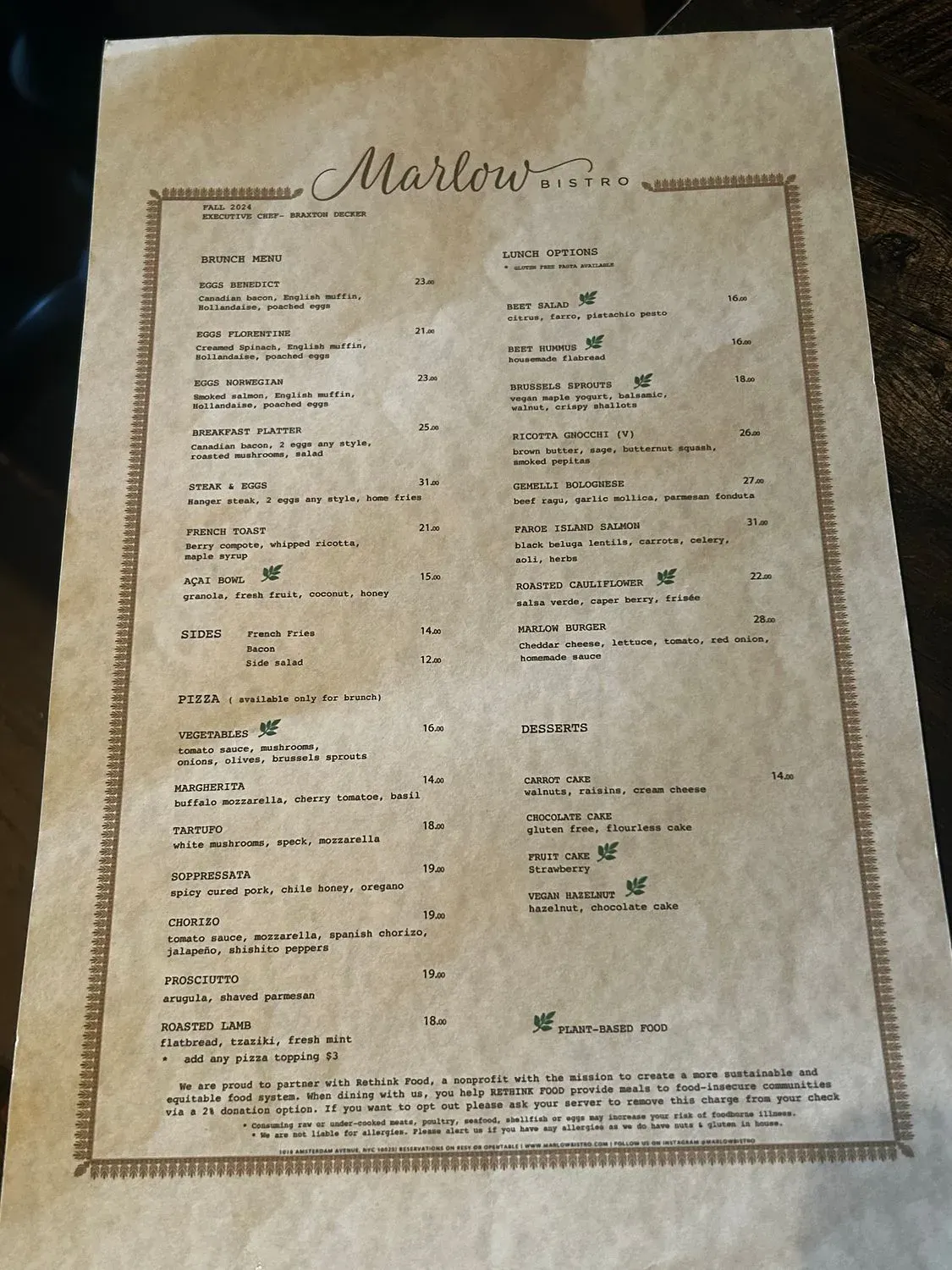 Menu 2