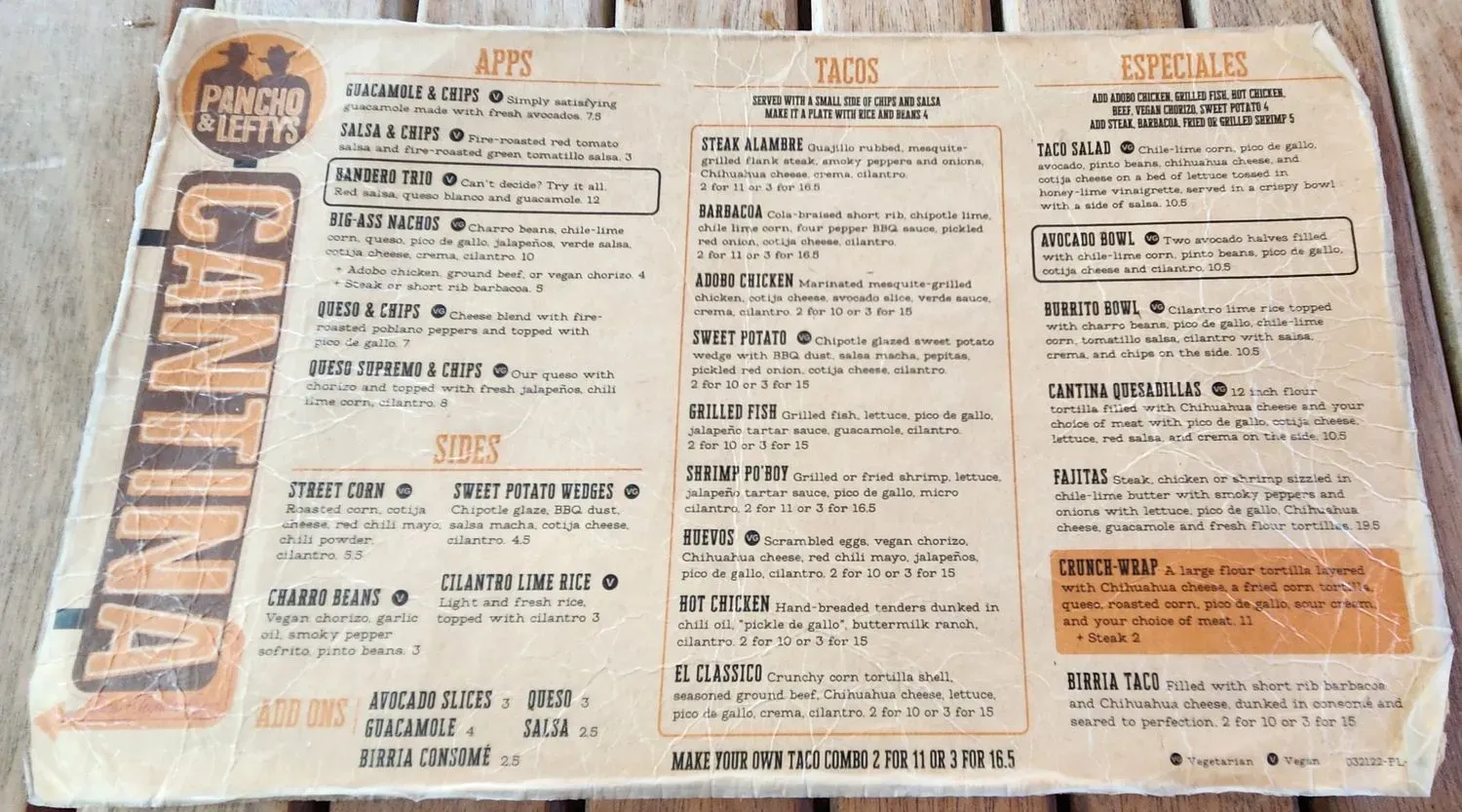 Menu 2