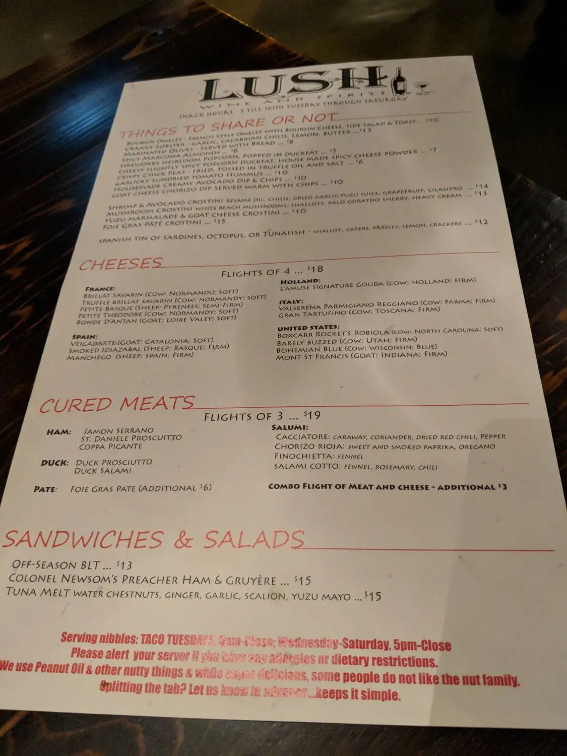 Menu 3