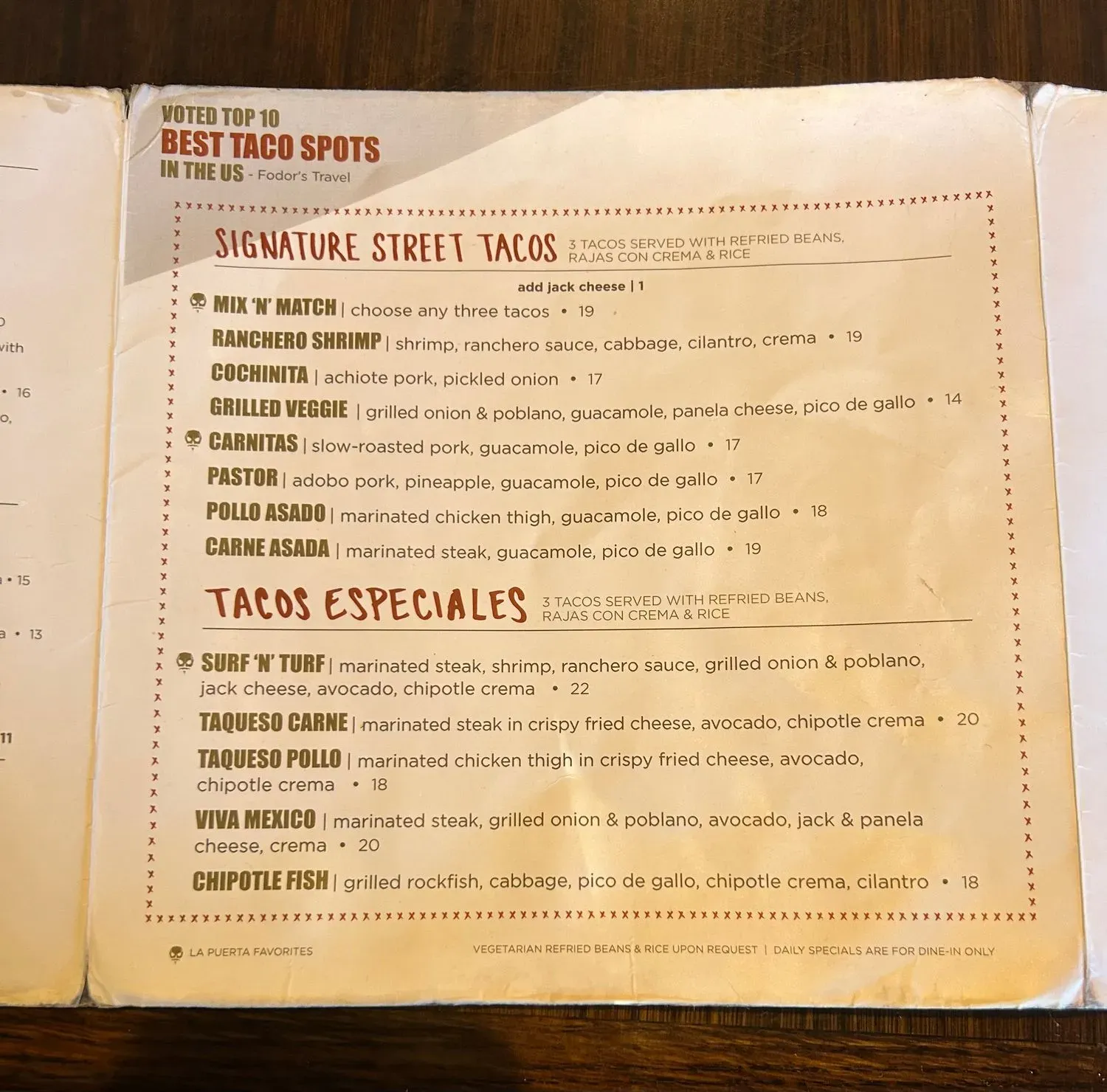 Menu 2