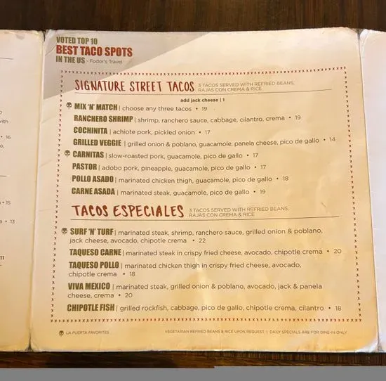 Menu 2