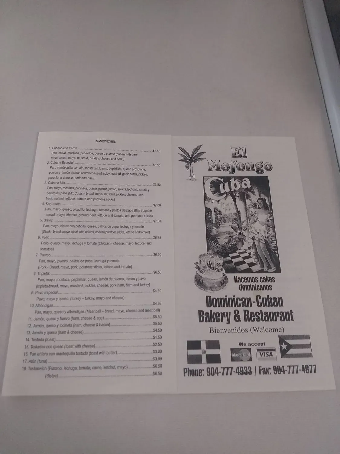 Menu 3