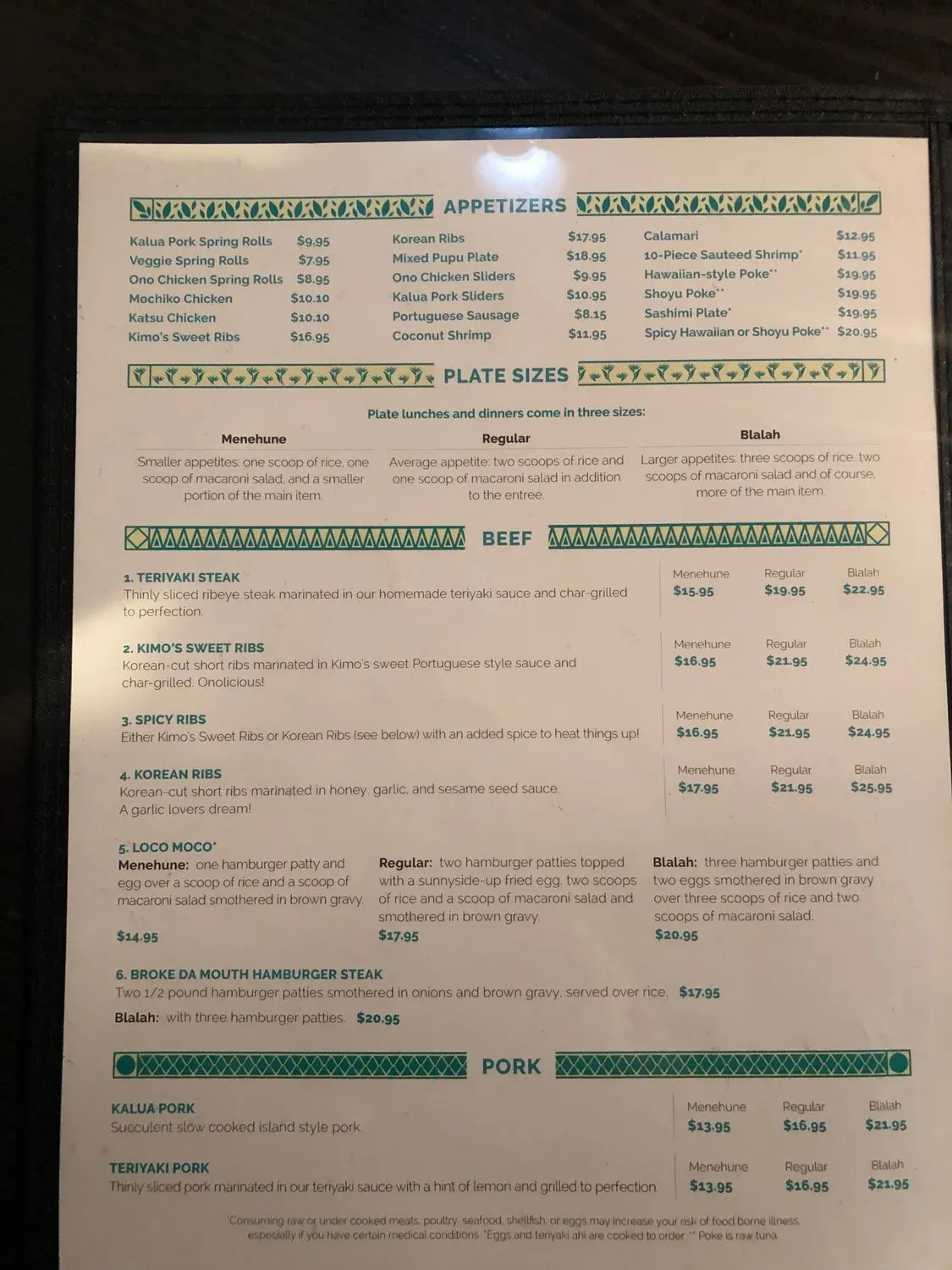 Menu 3