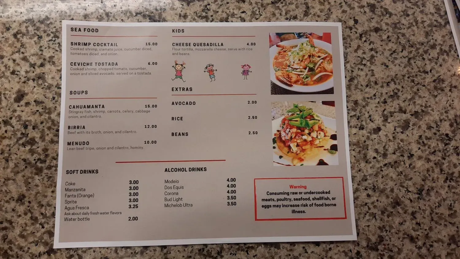 Menu 5