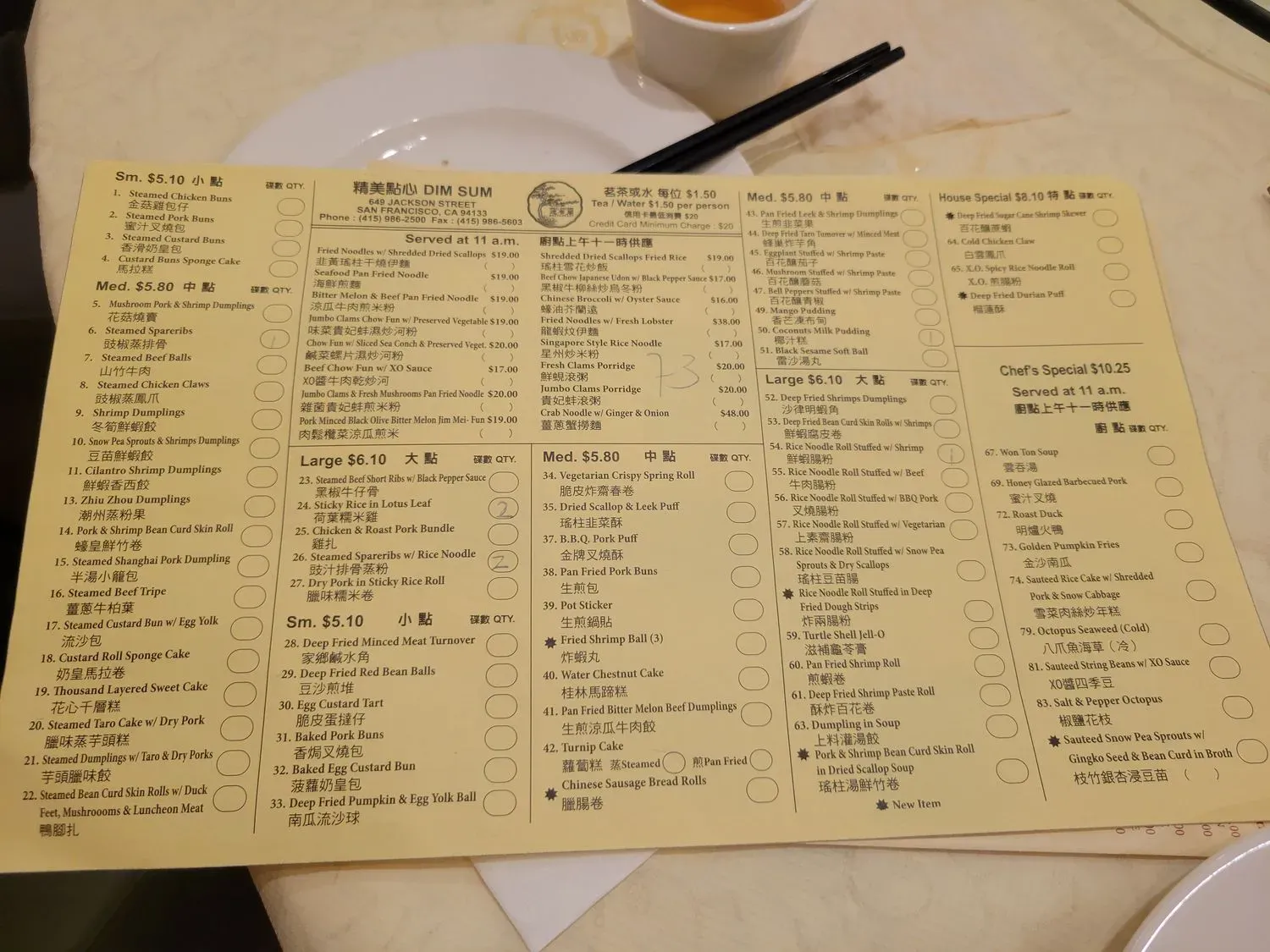 Menu 4