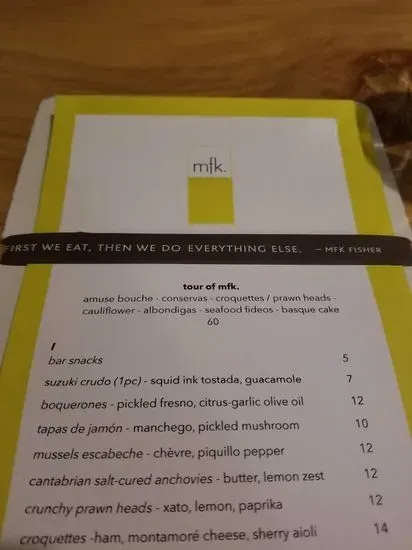 Menu 6